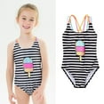 thumbnail image 2 of Shadoumai One Piece Swimsuit for Girls 14-16 Keyhole Tankini Sets Quick Dry & Stretchy Cute Printed Bathing Suit Modest Swimwear Stretch Strap, 2 of 7