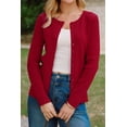 thumbnail image 6 of Arach&Cloz Women's Wool Blend Button Up Business Casual Cardigan Tops Outfits 2026, 6 of 7