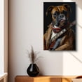 thumbnail image 4 of Boxer Dog and Guitar Picture Poster Unframe, Boxer Dog Canvas Frame Ready to Hang - Vintage Posters - Gift For Mom, 4 of 6