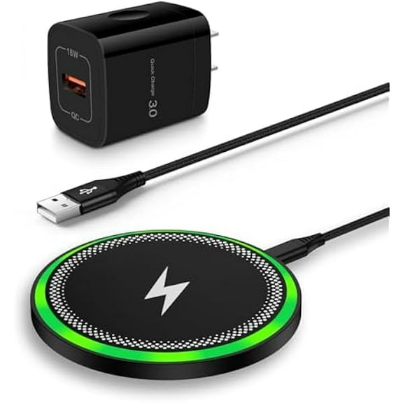 for Samsung Z Flip 7 FE Fold 7 Wireless Charger Fast Charging Pad for Galaxy S25 FE Ultra S24 S23 S22 S21, 15W Wireless Phone Android Charging Station for Google Pixel 10/10 Pro/10 Pro XL/10 Pro Fold