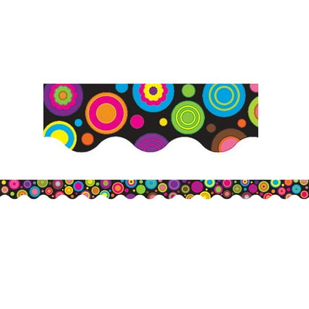 Classic Scallop Circle - COLORFUL CIRCLES SCALLOPED BORDER TRIM