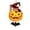 B, variant on Halloween Creepy Pumpkin Lanterns — Orange Glow with Eerie Shadows, Halloween Decorations for Porch Ceilings, Tree Branches & Entryway Displays — great for Costume Parties with eerie night atmosphere