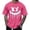 b-Hot Pink10, variant on JAJAHO Men's Graphic T-Shirt Summer Funny Print Casual Streetwear Short Sleeve Crew Neck Loose Fit Tees Shirt Soft Tops