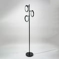 thumbnail image 4 of Ozarke Neo Floor Lamp - Contemporary Lighting Fixture with 3 Ring Lights, Dimmable - Black, 4 of 10