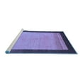 thumbnail image 2 of Ahgly Company Machine Washable Indoor Rectangle Abstract Blue Modern Area Rugs, 4' x 6', 2 of 4
