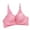 Hot Pink Everyday bra for women, variant on ATOYSOY Everyday Bra Wireless Nursing Front Closure Button Breathable Push Up Underwear Workout Lace Lightly Thin Girls Teens Floral Smoothing Comfort Bra Yellow