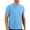 #38-Light Blue, variant on Men's Short Sleeve Training Active T-Shirt Solid Crewneck Performance Top for Running Moisture Wicking Athletic Gym Wear Gifts for Father Multicolor 8X