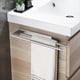 thumbnail image 3 of Bathroom Towel Rack No Drilling Double Adhesive Towel Rack Stainless Steel Two Arm Wall Mounted Towel Rack for Bathroom Kitchen,Silver, 3 of 5
