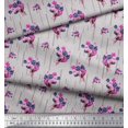 thumbnail image 2 of Soimoi Poly Georgette Fabric Flower Artistic Print Fabric by Yard 52 Inch Wide, 2 of 3