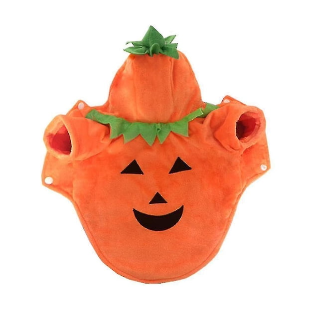 Ropa para mascotas gato disfraz de Halloween de calabaza ropa para perros