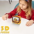 thumbnail image 4 of Kumdkdwn DIY Wooden TV Puzzle, Light-Up Architectural Model Building Kit, City Theme, 213 Pcs, LED, Educational STEM Toy, Gift for Teens Adults, Home Desk Decor, 8.1x7.3x2in, 4 of 5