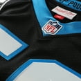 thumbnail image 3 of Men's Mitchell & Ness Luke Kuechly Black Carolina Panthers 2013 Authentic Throwback Retired Player Jersey, 3 of 7