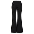 thumbnail image 4 of Difdany Womens Jeans Stretchy Jeans for Women Womens Pants High or Mid Waisted Jeans for Women Womens Wide Leg Pants Black M, 4 of 4
