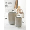 thumbnail image 5 of LE TAUCI Set of 2 Utensil Holder, 7.3"+5.4" Ceramic Crocks for Kitchen, Cooking Organizer & Plant Pots, 5 of 7