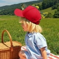 thumbnail image 4 of WEIYLL Casquettes de Baseball pour Femmes Unisexes Poisson Dessin Animé Ajustable Papa Enfants Sports Chapeaux de Plage Rouges Taille m, 4 of 4