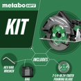 thumbnail image 4 of Hitachi 2829547 7.25 in. 15A Corded Circular Saw Kit, 6800 RPM, 4 of 4