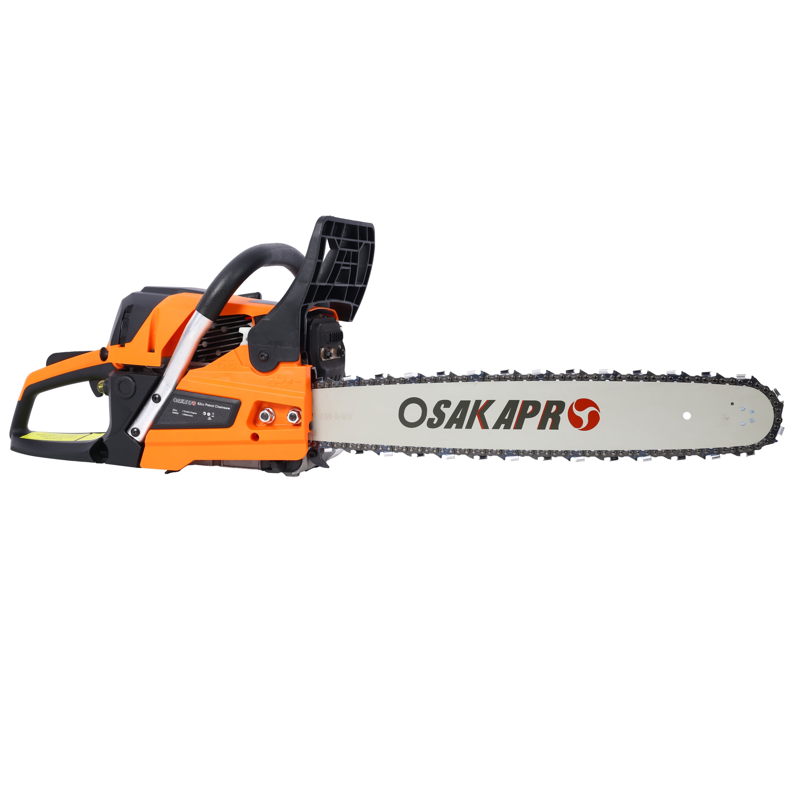 62CC Gas Chainsaw, 2-Cycle Petrol Chainsaw 18/20 Inch, Wood Cutting Chainsaw with Safety Kit & Bag, EPA Compliant