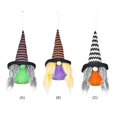 thumbnail image 1 of Decoraciones de Halloween con colgante de muñeco Rudolph trenzado iluminado, colgante creativo de muñeco sin rostro, 1 of 5