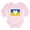 Petal Pink, variant on CafePress - Ukraine Heart Body Suit - Long Sleeve Cotton Baby Bodysuit