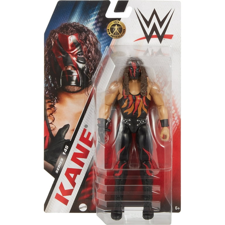 WWE Kane 6-inch Action Figure with Articulation & Detailed TrueFX