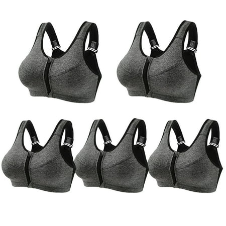 

Tawop Running Sports Bras For Women Sport Women S Rimless Stretch Top Gray 16