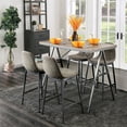 thumbnail image 3 of Furniture of America Arnilo Bar Stool, Gray, Set of 4, 3 of 6