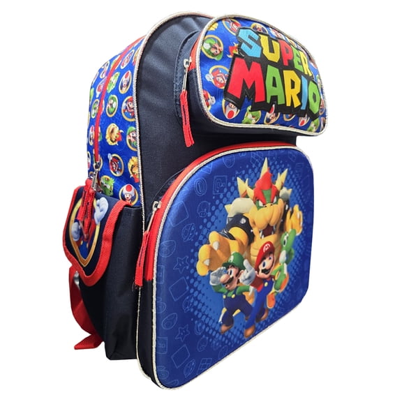 Mario 3D Modelled 12" Backpack