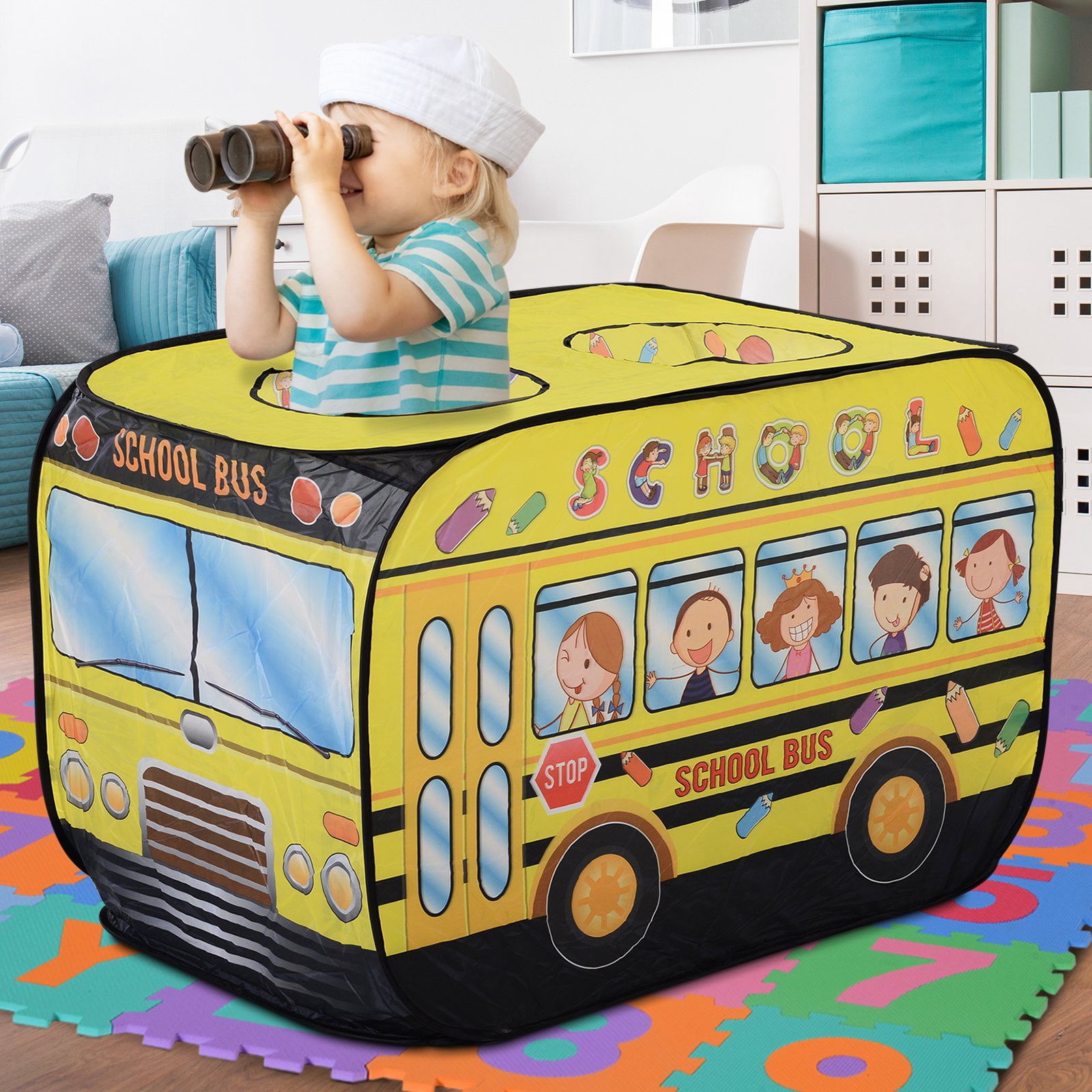 kids bus tent