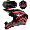 thumbnail image 1 of Men's Red Motorcycle Helmet for Racing Off-Road All Seasons Safety Gear Comfort Fit-22Xl, 1 of 8