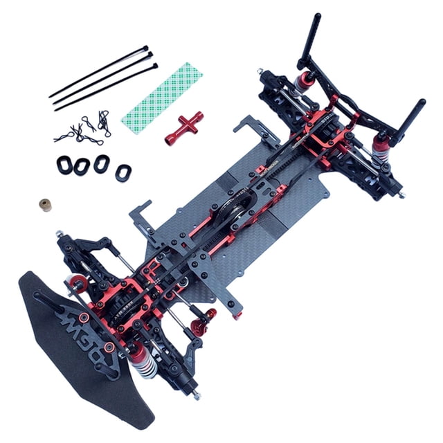 Marco de metal de Chasis de fibra de carbono RC Sunnimix Chasis de coche RC