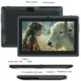 thumbnail image 3 of Android Tablet, 7 Inch Tablets, 4GB+32GB+1024GB Expand, Quad-Core 1.5GHz Processor, 5MP Dual Camera,1024 x 600 IPS HD Display Screen, 3000mAh Battery, WiFi, BT, Google GMS 7" Tablet, Black, 3 of 7