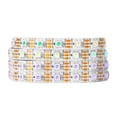 thumbnail image 1 of BTF-LIGHTING WS2812B Tira de luces LED 1m 5m 30LEDs/m 60LEDs/m IP30 IP65 IP67 5050SMD Direccionable individualmente PCB blanco negro flexible Tira de píxeles LED a todo color Dream Color DC5V, 1 of 5