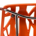 thumbnail image 6 of LeisureMod Modern Asbury Dining Chair with Chromed Legs-Color:Orange, 6 of 8