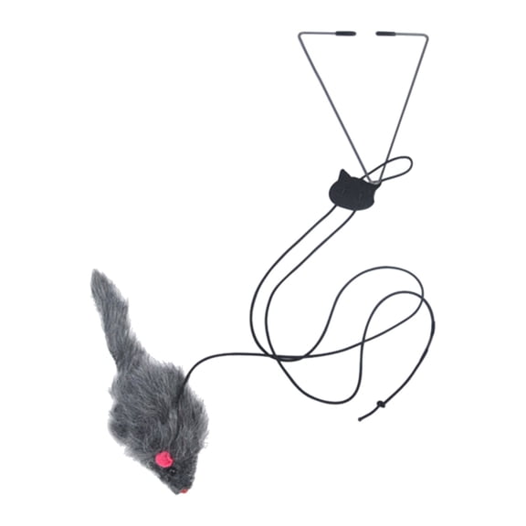 Amusing Cat Toy Adjustable Telescopic Triangle Hook for Door Pet Supplies for Cats and Promoting Playfulness