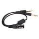 thumbnail image 2 of Cable de conversión XLR a 2 GA ANGGREK adaptador de auriculares de aviación estirable Plug and Play de 5 pines, 2 of 8