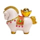 thumbnail image 1 of Figura de caballo Mini figura Feng Shui Decoración Regalos Miniatura Caballo de resina moderno Lingote de oro, 1 of 9