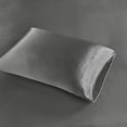 thumbnail image 1 of Madison Park Satin Wrinkle-Free Luxurious 6-Piece Sheet Set Grey Full, 1 of 8