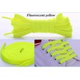 thumbnail image 1 of 1 par de cordones de zapatos gruesos clásicos, cordones de zapatos planos sólidos para atletismo, cordones de zapatillas para correr, zapatos, botas, cordones de 0,8 CM de ancho, cordón de 140cm Gao Jinjia LED, 1 of 2