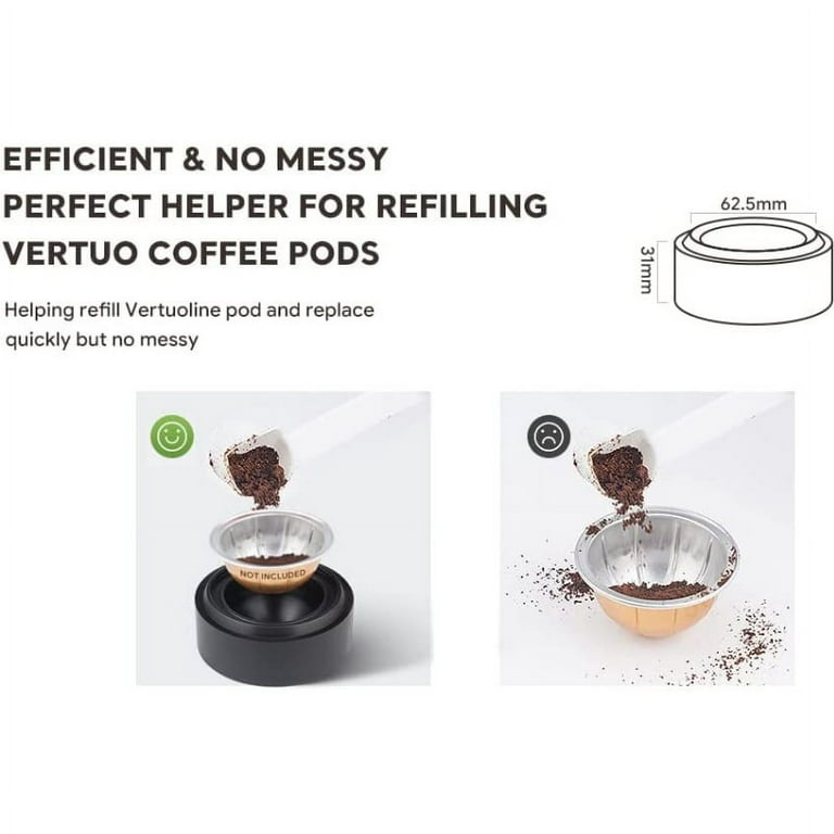 Silicone Capsule Tray Compatible with Refillable Compatible with Nespresso  Vertuo Pods
