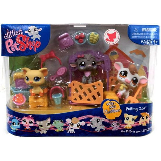 Littlest Pet Shop Cuddliest Pets Petting Zoo Figure Set