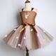 thumbnail image 2 of Falda corta de reno linda y de moda, falda abullonada de malla hecha a mano para niños, vestido de niña navideña con diadema, 2 of 5