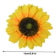 thumbnail image 2 of Cabeza de girasol artificial Simulación de cabezas de flores Ramo de fiesta de boda Accesorios de bricolaje, 12 piezas, Amarillo, 15 cm sidaley HA7119-03B, 2 of 6