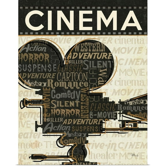 Great BIG Canvas | "Cinema I" Art Print - 16x20
