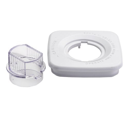 Tarro cuadrado Oster con tapa para batidora, color blanco, con capacidad de 60 ml