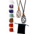 thumbnail image 2 of Decodeary Collier Pendentif Rétro en Pierre Naturelle Confortable à Porter Application Grand Durable et Élastique, 2 of 6