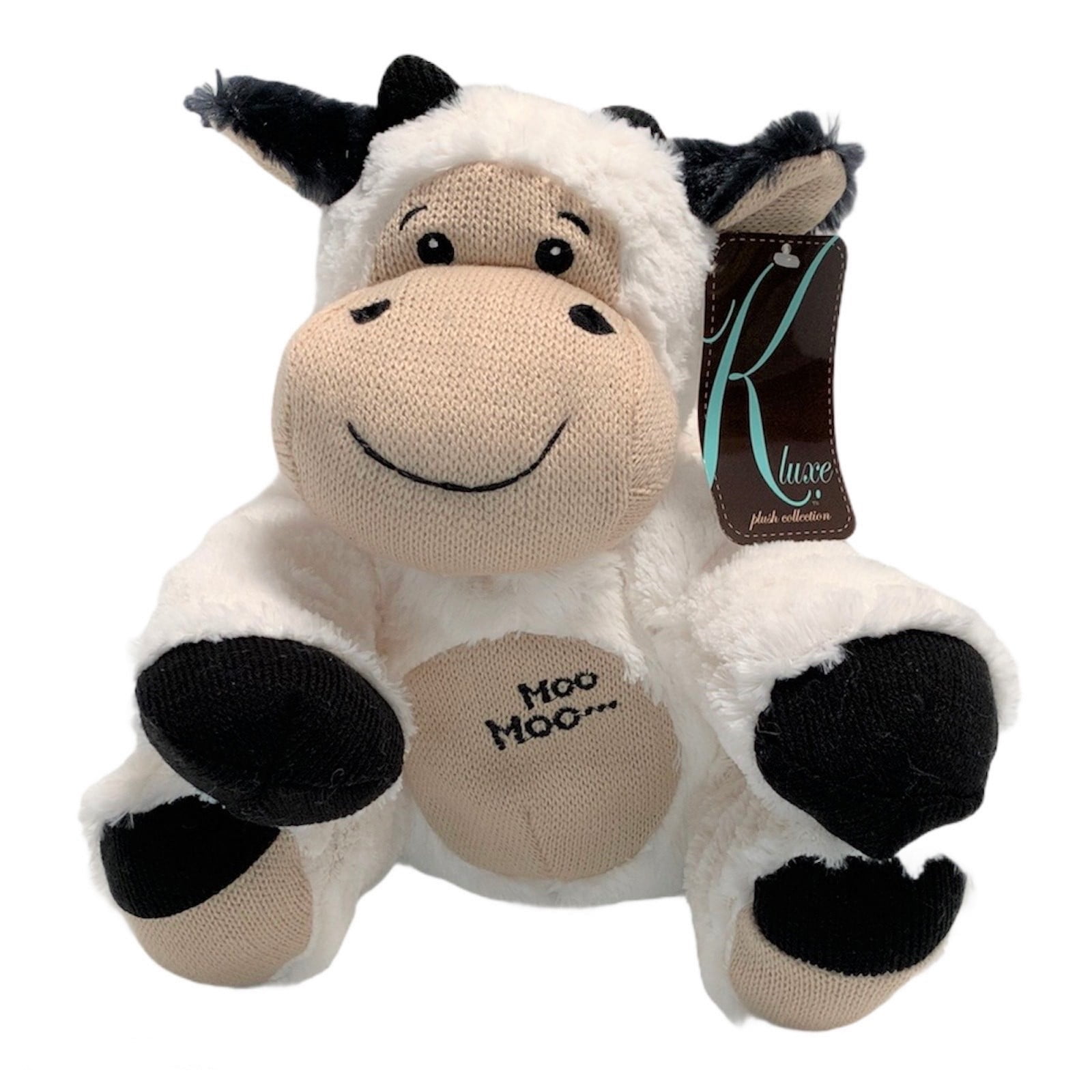 We stuff 'em...you love 'em! Cuddly Soft 16 inch Stuffed Bessie the Moo Cow 