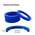 thumbnail image 2 of Gasket Rotating 1Pcs Polyurethane Hydraulic Cylinder Oil Sealing Ring UN/UHS/U/Y Type Shaft Hole General Sealing Ring Gasket Thickness 8mm Seal Resistant, 2 of 5