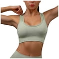 thumbnail image 1 of TINZ Medium Sports Bras For Women Workout Crop Tops With Removable Pads Yoga Racerback Bra Tops Workout Mesh Back Women Crop Tops, 1 of 8