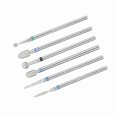 thumbnail image 1 of Kit De Brocas Para Decoración De Uñas De Acero Inoxidable De 6 Piezas, Herramienta De Manicura Para Máquina Perforadora De Uñas Eléctrica Con Paquete Transparente Para Un, 1 of 7