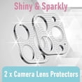 thumbnail image 3 of [2 Pack] Bling Camera Lens Protector for iPhone 13 Pro 6'1\\, 3 of 5